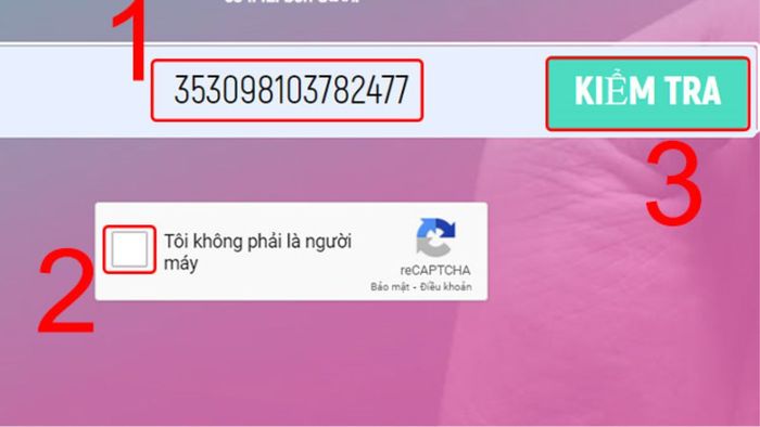 Kiểm tra khả năng 4G của điện thoại qua IMEI - Bước 2