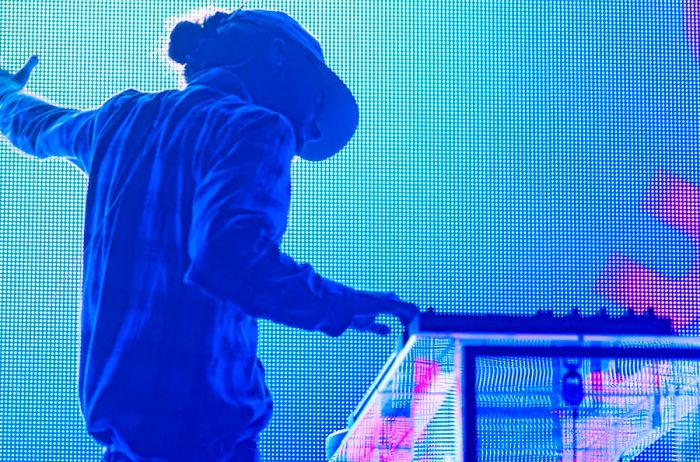 French music producer and artist Madeon, whose real name is Hugo Pierre Leclercq, performs at the Danforth Music Hall as part of his tour for the latest album, Good Faith.