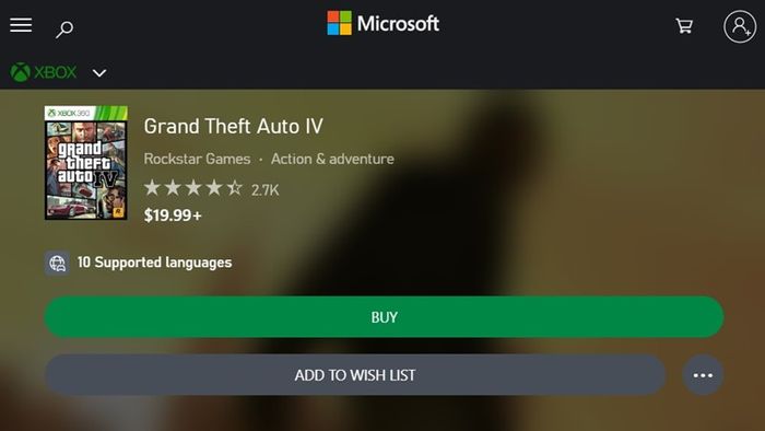 Hướng dẫn tải GTA V trên Xbox Series X|S và Xbox One từ Microsoft Store
