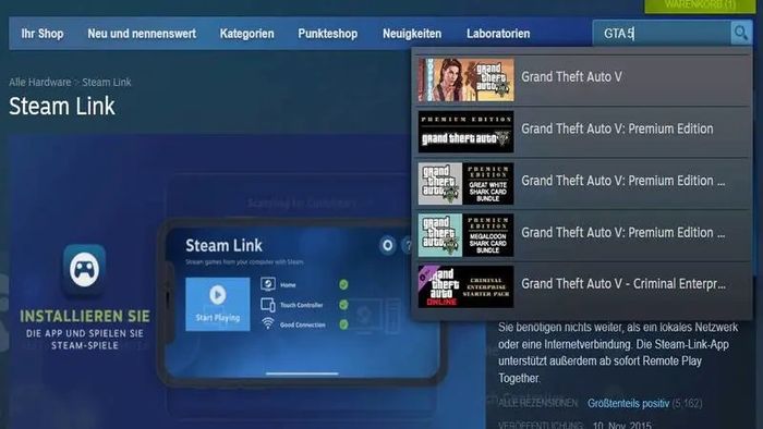 Cách tải GTA 5 cho PC qua Steam