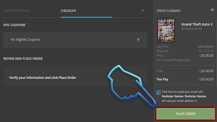Cách tải GTA 5 cho PC từ Epic Games Store