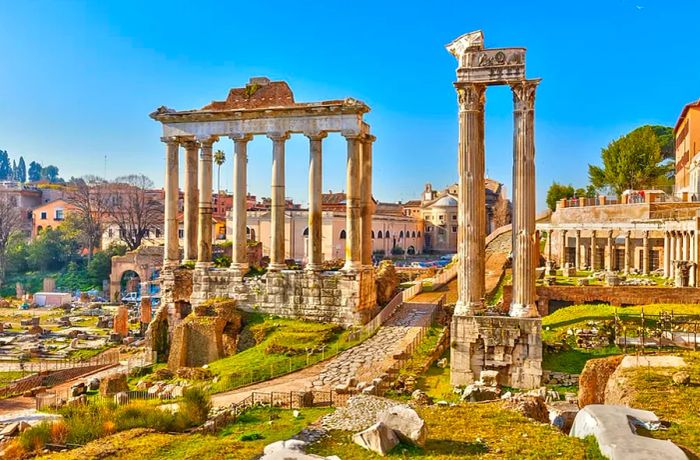 Roman Forum in Rome, Italy