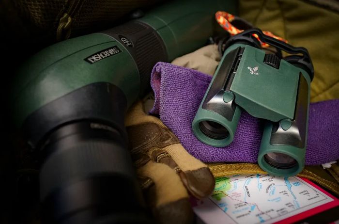 A pair of Swarovski binoculars