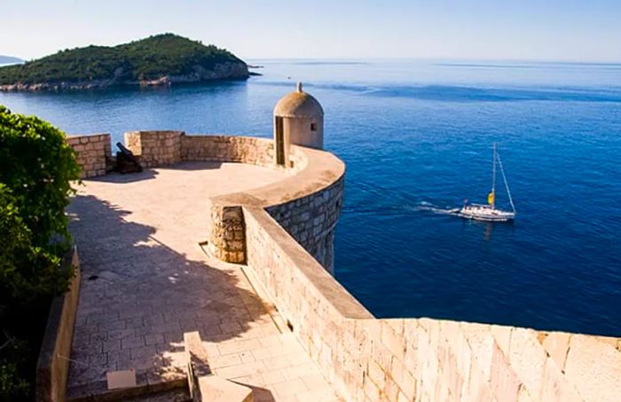 The Wall from Game of Thrones in Dubrovnik, Croatia