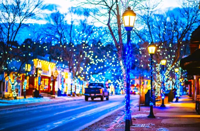 Estes Park’s downtown radiates small-town charm