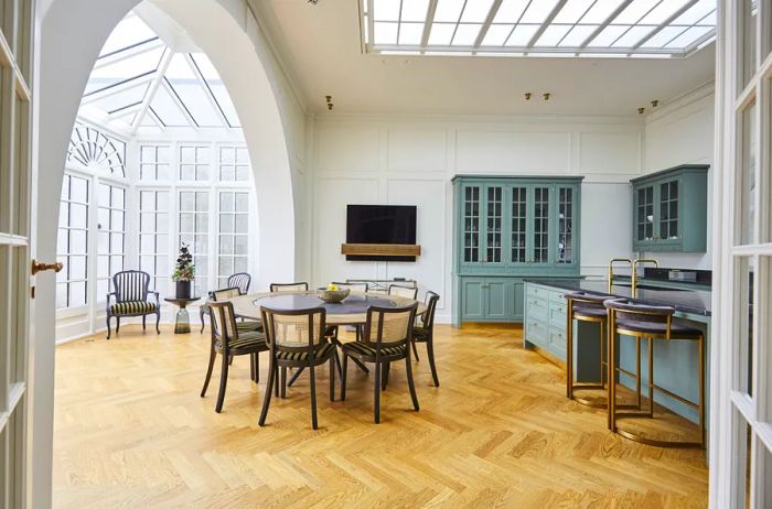 Interior view of Villa Canada's Orangerie