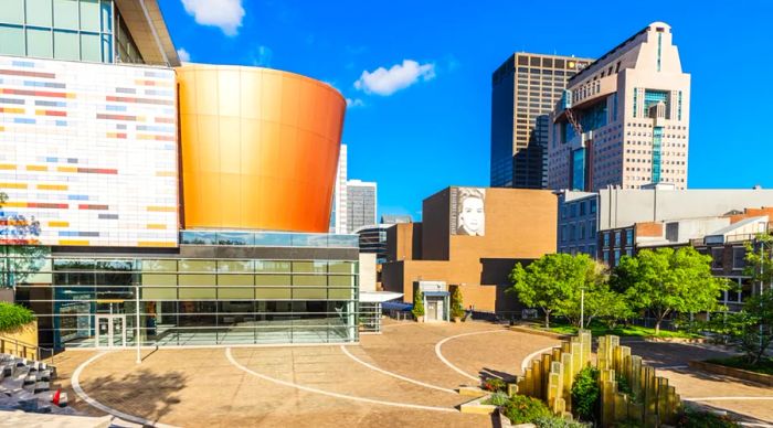 Exterior view of the Muhammad Ali Center in Louisville