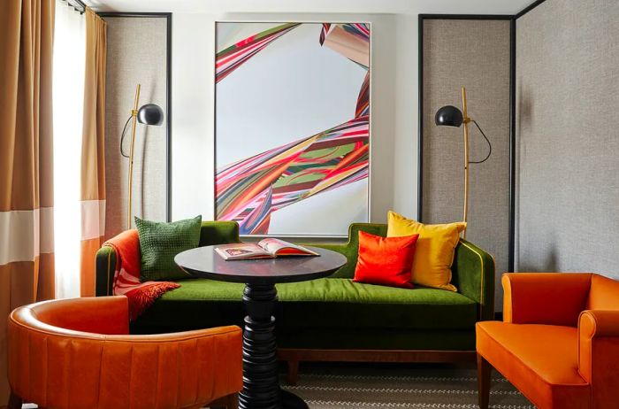 The design of the 21c St. Louis incorporates prominent artworks from the hotel's collection.