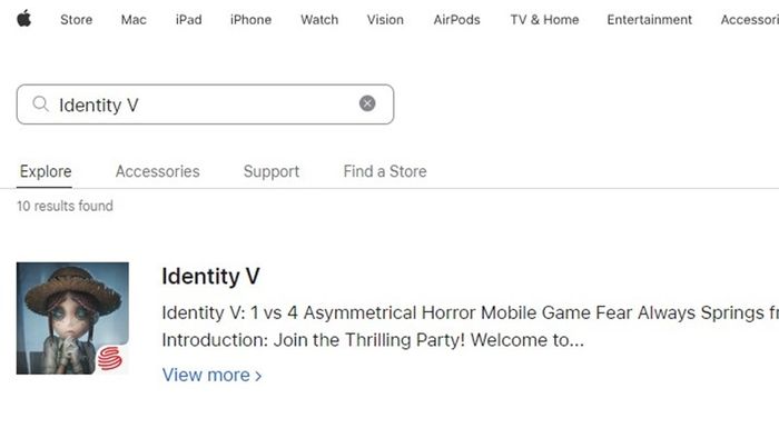 Hướng dẫn tải Identity V từ App Store
