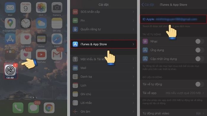 Cách chuyển vùng trên thiết bị iOS (App Store)