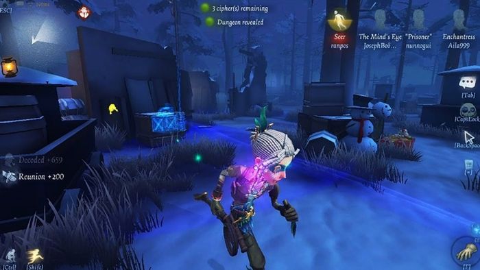 Các tính năng nổi bật của trò chơi Identity V