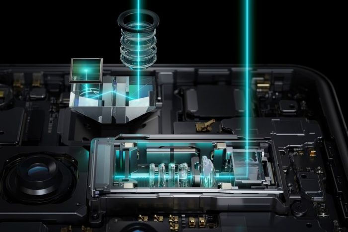 Find X8 Pro được trang bị thêm ống kính tiềm vọng