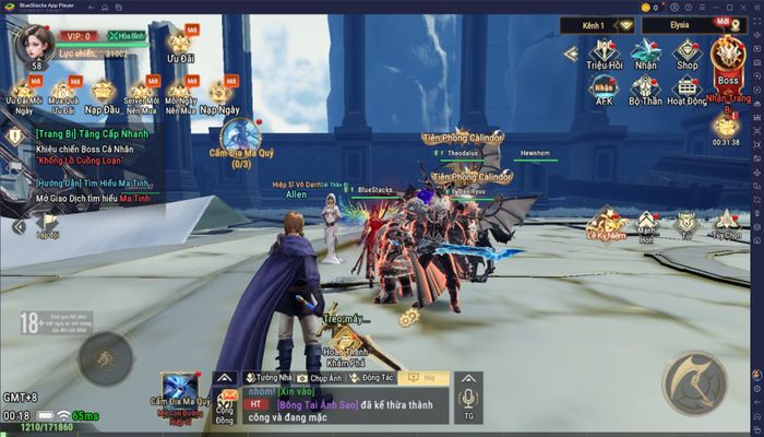 Hướng dẫn cho game thủ mới tham gia Forsaken World 2: Thần Ma Đại Chiến trên máy tính