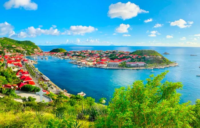 Gustavia harbor in Saint Barthelemy