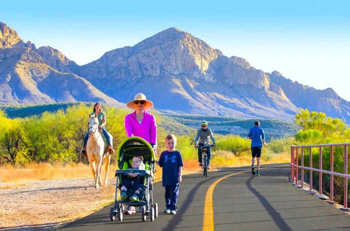 Oro Valley/Tucson Loop Bike Path