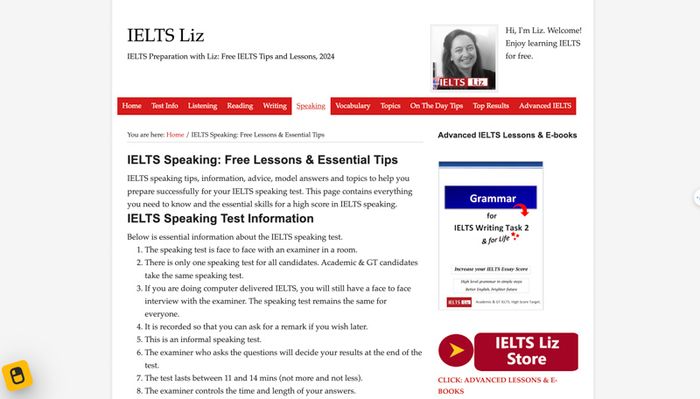 IELTS Liz