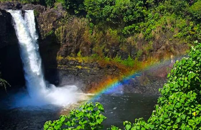 Rainbow Falls on Your Hawaiian Getaway