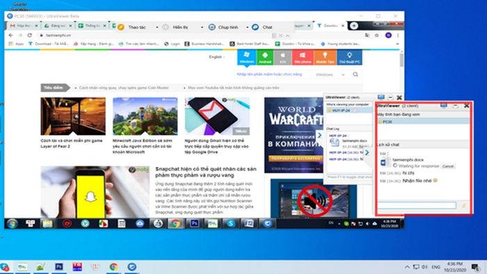 Chia sẻ và chuyển giao tệp