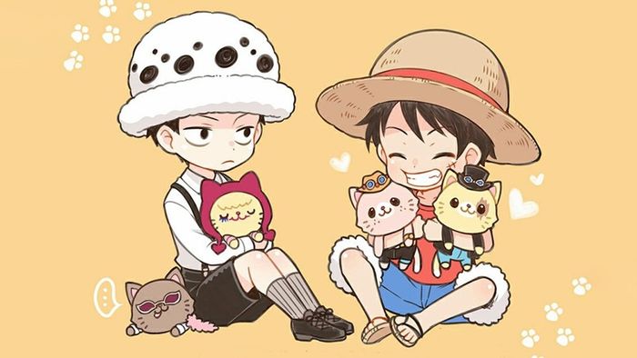 Tải ảnh Luffy dễ thương do Fan vẽ - FanArt