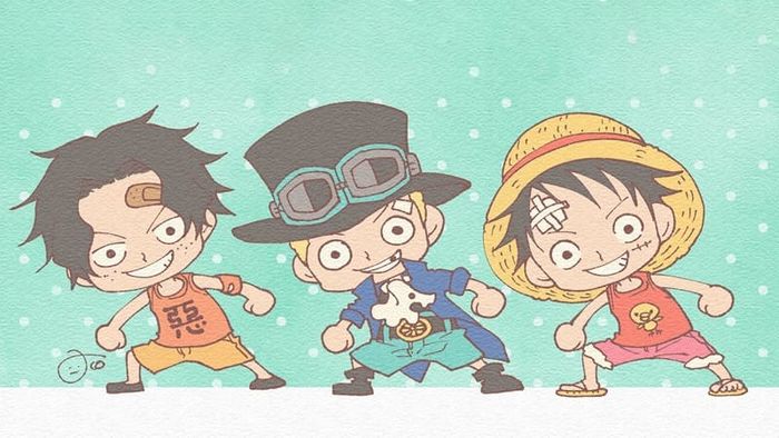 Tải về ảnh Luffy dễ thương - Hình chibi trong cuộc sống hàng ngày