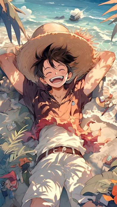Tải ảnh Luffy dễ thương do Fan vẽ - FanArt