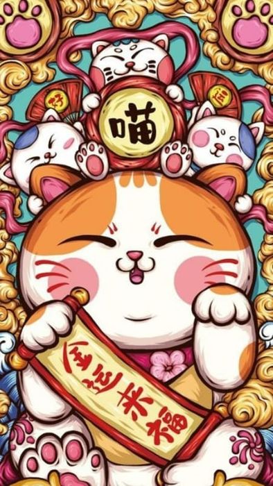 Tải về hình ảnh mèo chất - Hình ảnh mèo thần tài mang lại nhiều may mắn