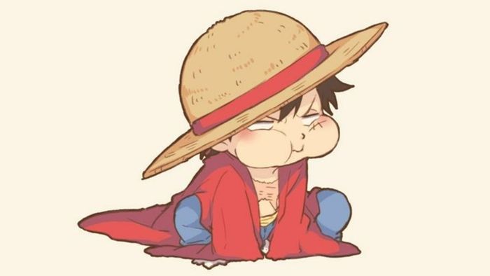 Tải về ảnh Luffy dễ thương - Hình Luffy chibi ngộ nghĩnh