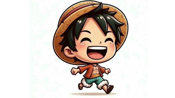 Tải về ảnh Luffy dễ thương - Hình Luffy chibi ngộ nghĩnh