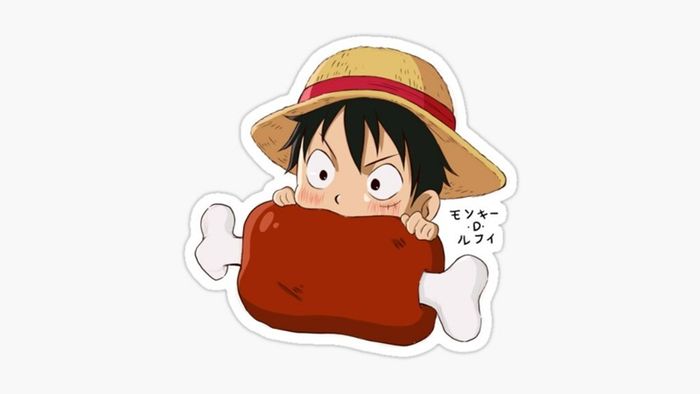 Tải về ảnh Luffy dễ thương - Hình chibi trong cuộc sống hàng ngày