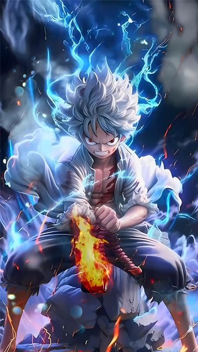 Tải về ảnh Luffy dễ thương cực ngầu trong trận chiến