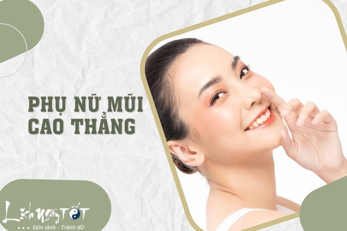 Sống mũi cao thẳng