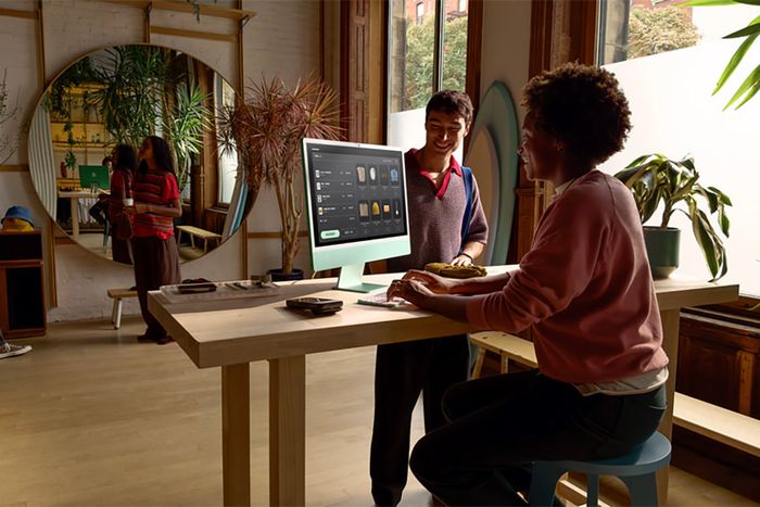 Camera trên iMac M4 đã được nâng cấp lên 12MP với nhiều tính năng bổ sung hơn