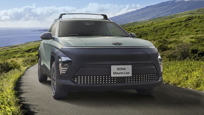 Hình ảnh của Hyundai Kona phiên bản Mauna Loa mang phong cách off-road đầy ấn tượng.