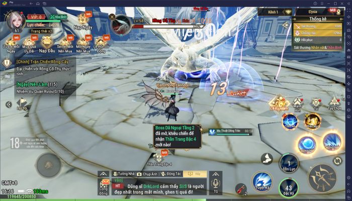 Tận dụng các tính năng của BlueStacks để trải nghiệm Forsaken World 2: Thần Ma Đại Chiến trên PC một cách thuận tiện.
