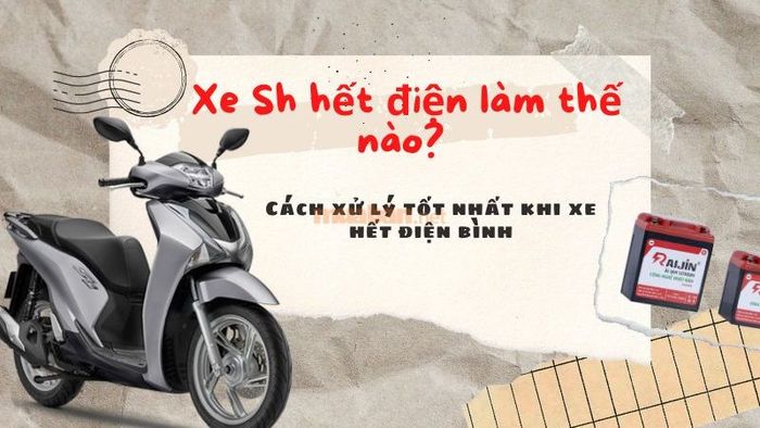 Cách mở khóa xe SH khi bình hết điện một cách nhanh chóng và hiệu quả