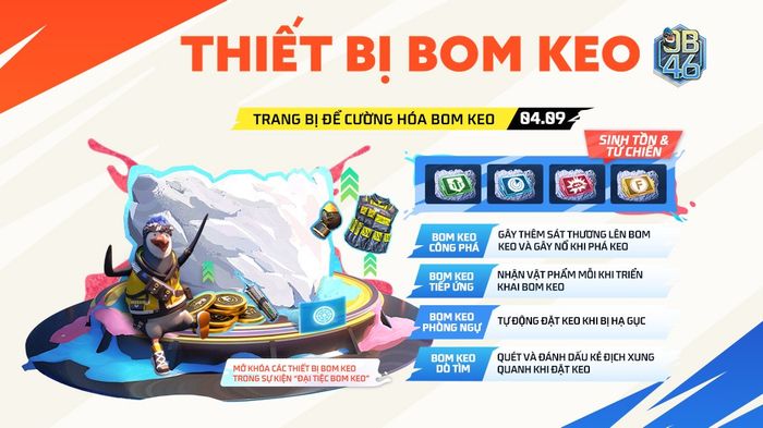 Free Fire: Cập nhật OB46 giới thiệu nhân vật Lila cùng nhiều loại Bom keo mới