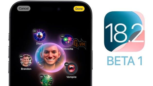 Bản beta iOS 18.2 đã xuất hiện với nhiều tính năng nổi bật như Genmoji, Image Playground,  và trí tuệ hình ảnh cho iPhone 16.