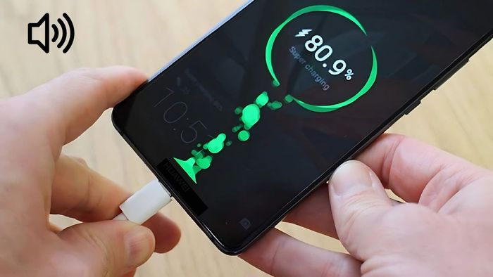 Có nên thiết lập âm thanh khi sạc pin cho điện thoại không?