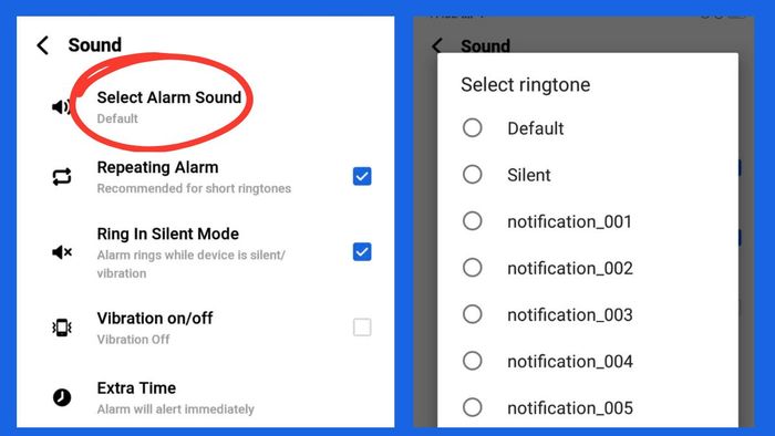 Hướng dẫn cài âm thanh thông báo đầy pin trên Android - Bước 4