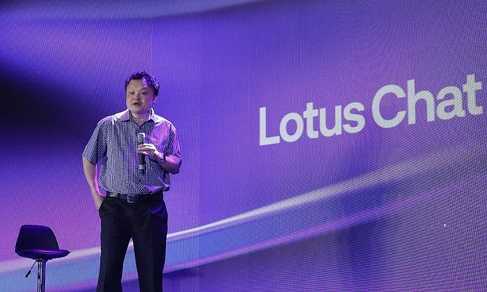 Ông Nguyễn Thế Tân đã chia sẻ về Lotus Chat trong sự kiện ra mắt