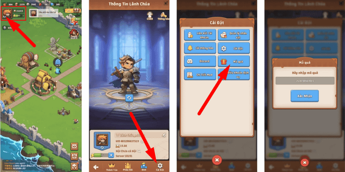 Cách nhập mã code Thời Đại Anh Hùng đơn giản