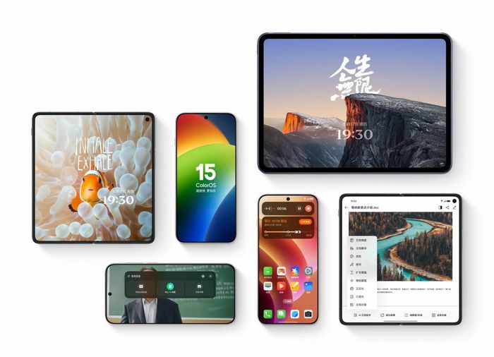 Giao diện người dùng ColorOS 15