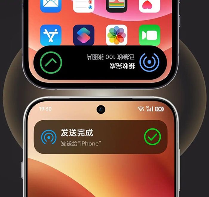 ColorOS 15 đơn giản hóa quá trình chuyển file giữa điện thoại OPPO và Apple.
