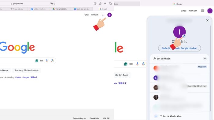 Hướng dẫn chi tiết thay đổi ảnh đại diện trên Google Chrome
