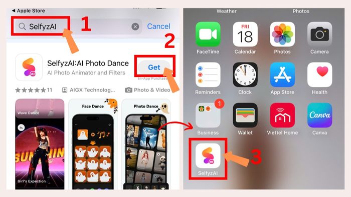 Hướng dẫn tải SelfyzAI cho điện thoại iOS