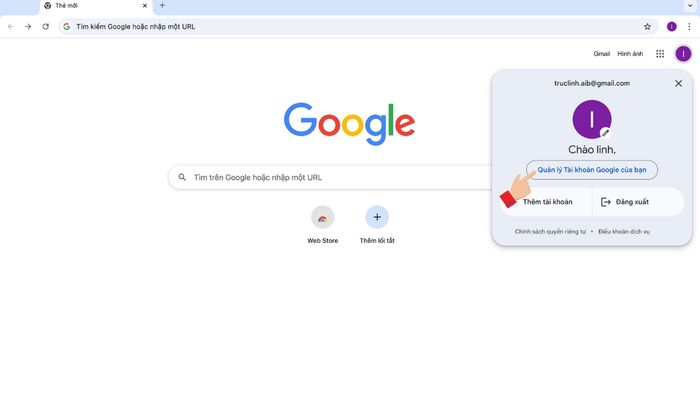 Thay đổi ảnh đại diện trên Google Chrome dễ dàng