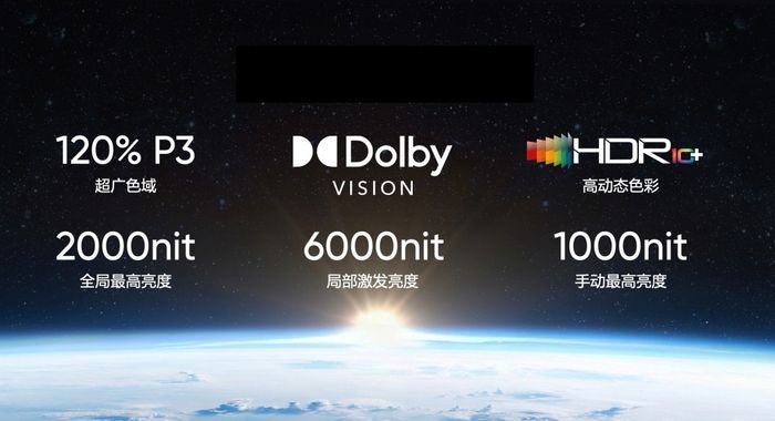 Thông số về màn hình của realme GT 7 Pro