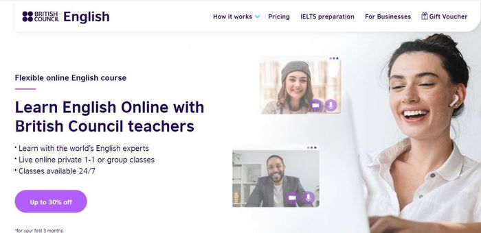 British Council – Học tiếng Anh trực tuyến