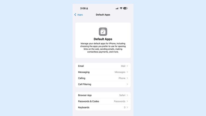 iOS 18.2 beta 1 bổ sung phần ứng dụng mặc định mới