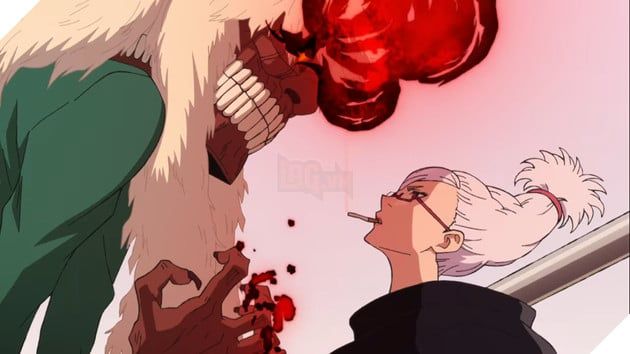 Dandadan Tập 4: Cuộc đối đầu giữa Momo và Okarun với Bà Bà Động Cơ 2